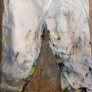 Capri pants tie dyed  Customized  by me